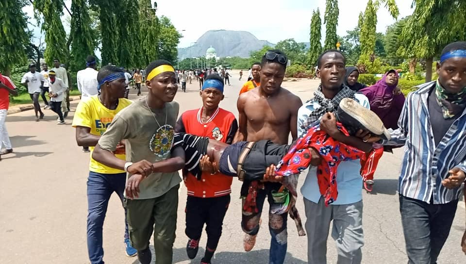  police attacked free zakzaky protest in abuja on Tuesday 9th july 2019